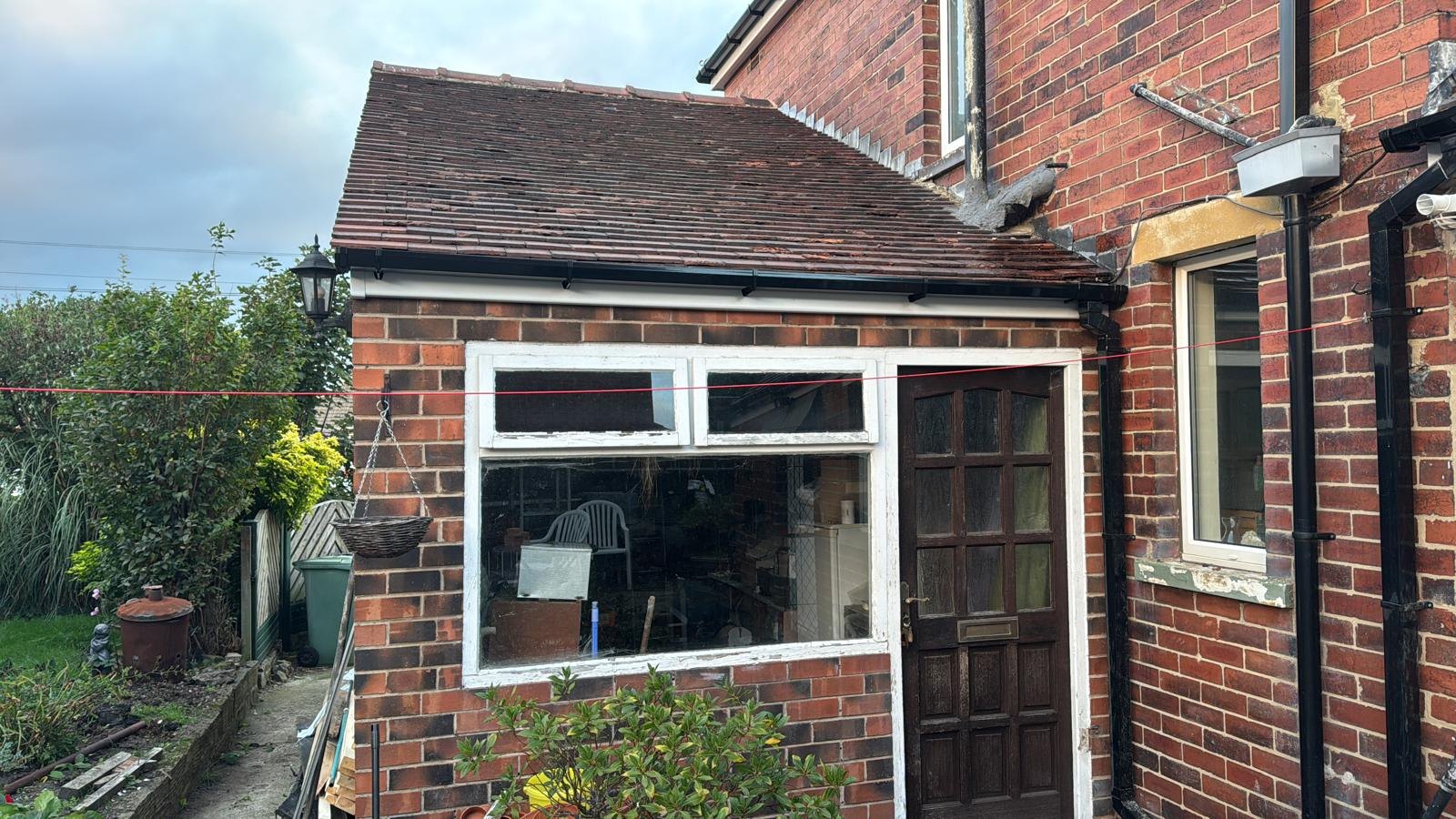 Fascia and guttering project photo 7: Rear roofline and guttering